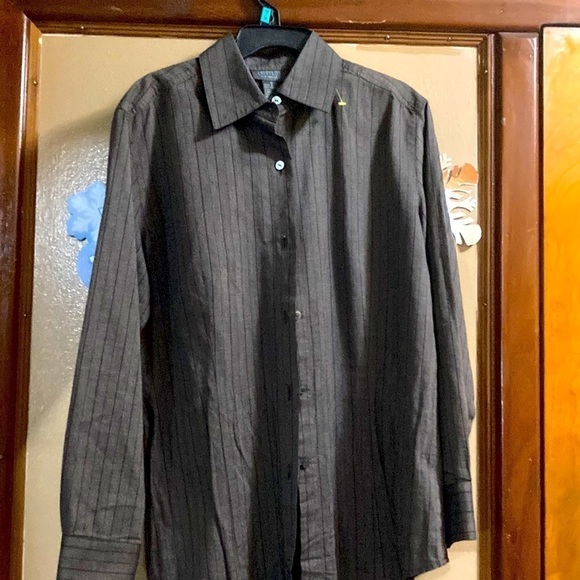 Lafayette 148 New York Button Up Shirt - Picture 1 of 11